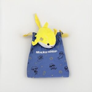 Makeship Son of Zippy Shark Plush Digital Confectioner Limited 319 w Bag Yellow